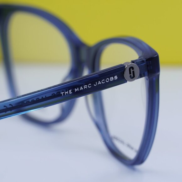 Marc Jacobs MARC 600 0ZX9 00 Cat Eye Eyeglasses 52mm – Blue Azure - Picture 9 of 10